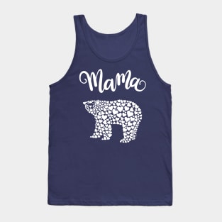 Mama Bear Mom Love Mother Mum Mommy Hearts Tank Top